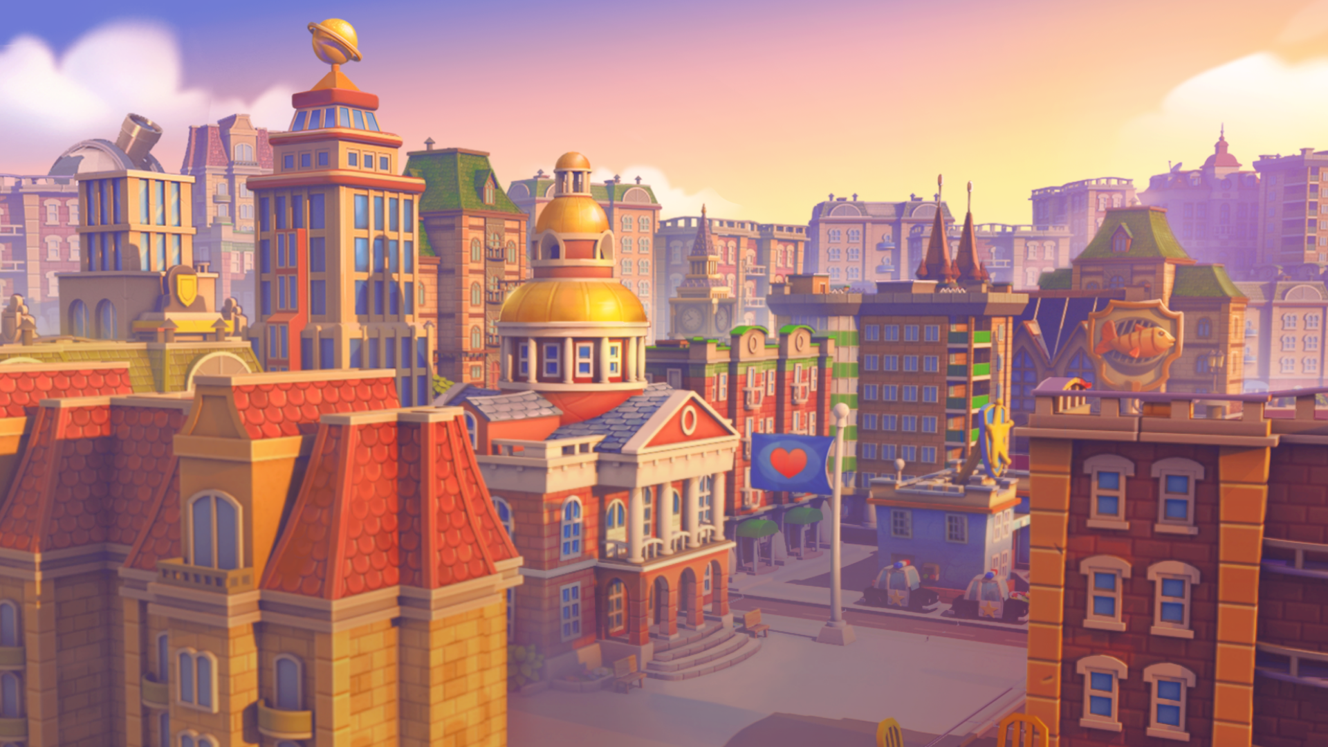 Selected 2D and 3D illustration